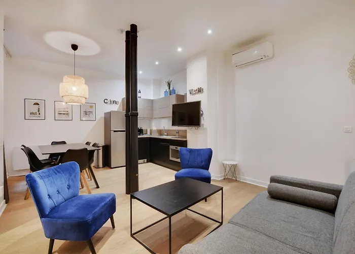 Elegant Apartment - 2Bd-6P - Hotel De Ville